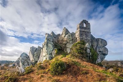 Ruinen der St. Michaels Chapel bei Roche